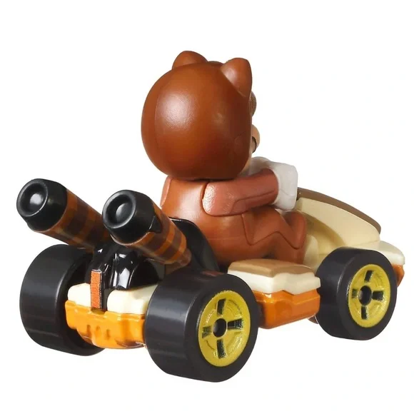 Hot Wheels Mario Kart TANOOKI MARIO Nintendo Die-Cast 1/64 Scale NIB - Picture 8 of 8